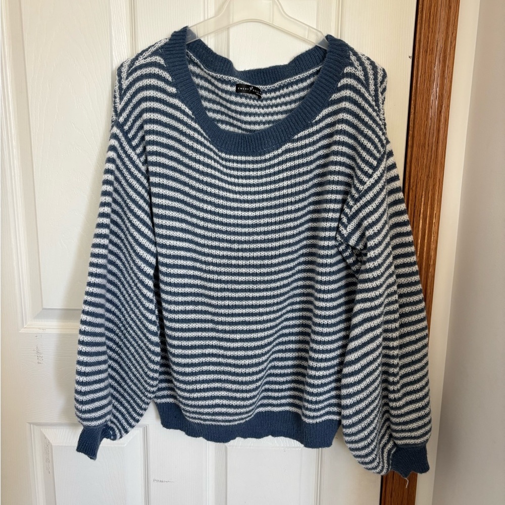 Shein Emery Rose Off The Shoulder Knit Sweater, Size Medium